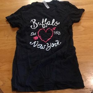 Buffalo New York Black Teeshirt